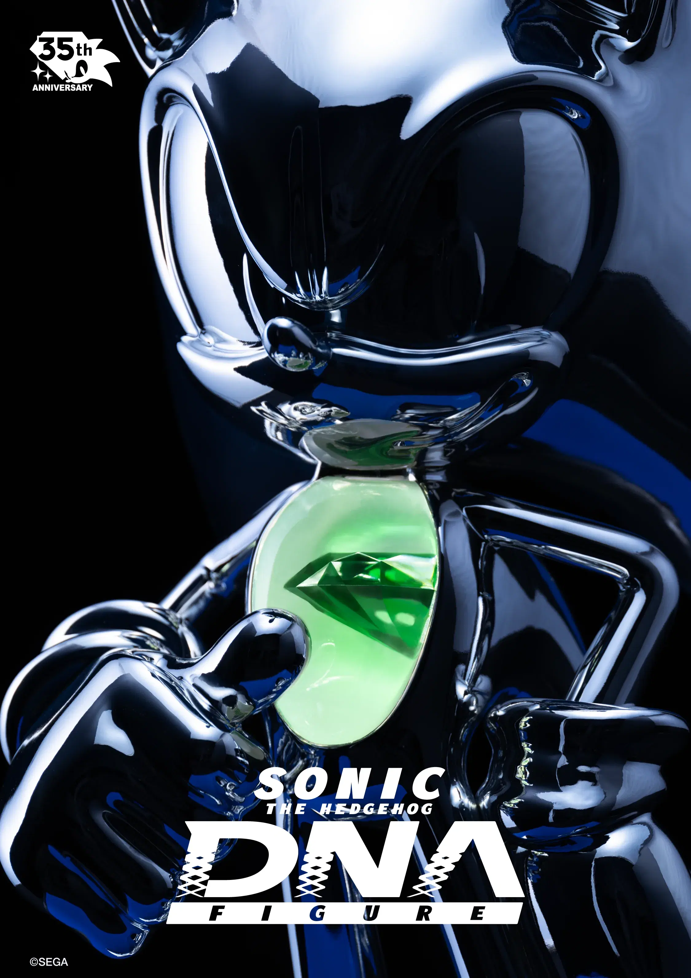 SONIC THE HEDGEHOG DNA FIGURE キービジュアル（スマートフォン）